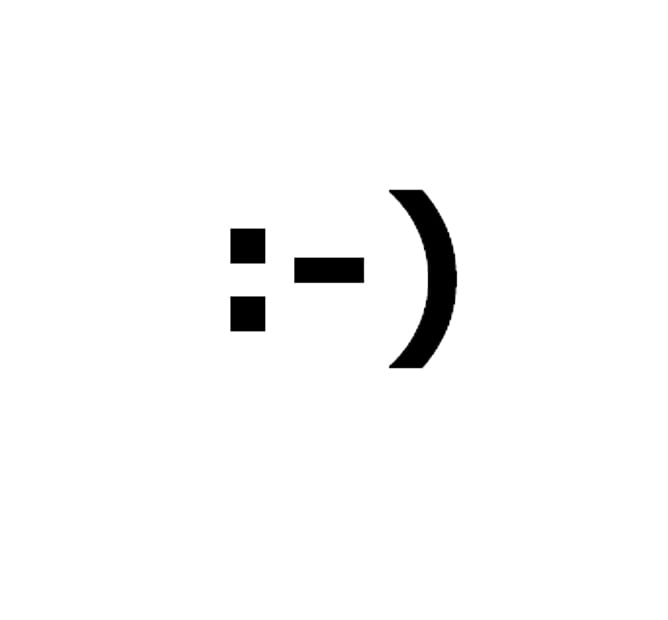 El famoso emoticono.