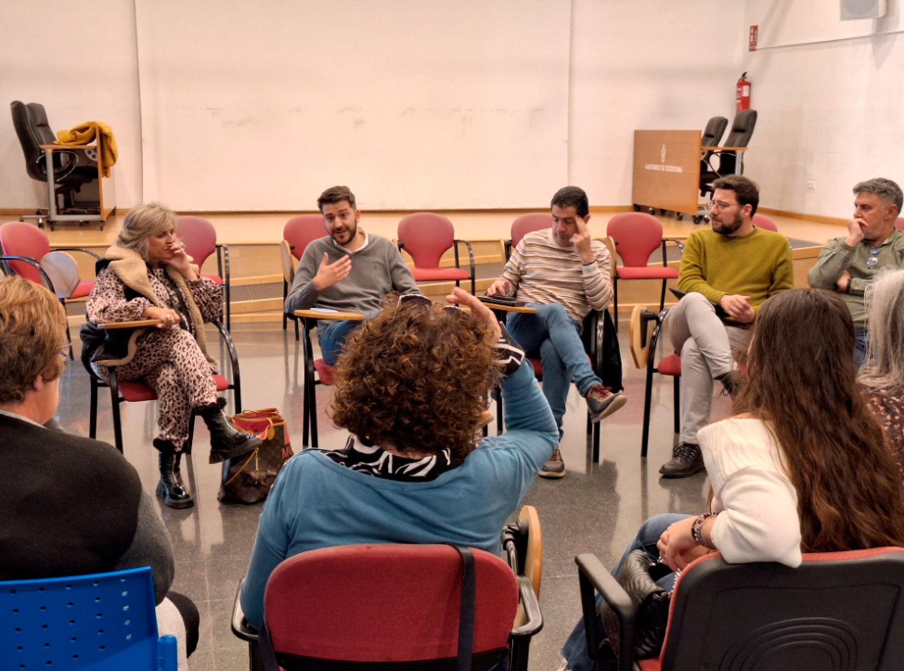 Imagen de la reunión que tuvo lugar en Cocentaina