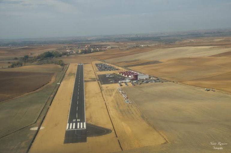 Visión aérea del Aeródromo de los Oteros