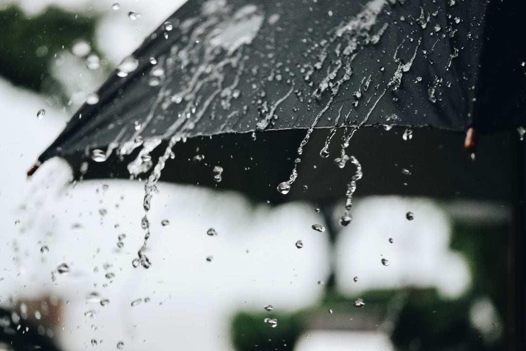 Aviso amarillo por lluvia el viernes en la Región de Murcia, sobre todo en el litoral de Cartagena y Mazarrón 