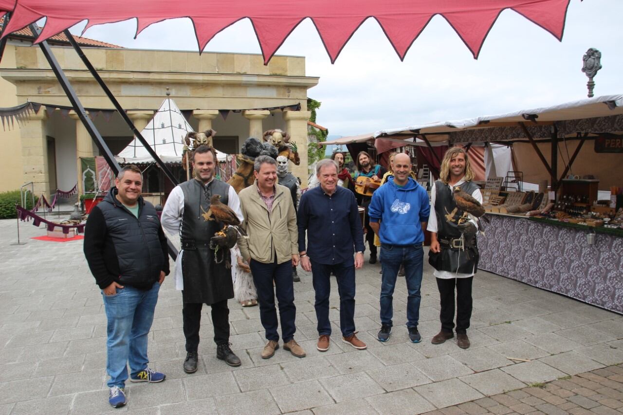 Representantes de la feria en la rueda de prensa ofrecida esta mañana / Foto: Ayuntamiento de Irun