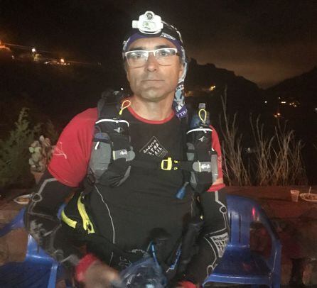 José Miguel Pérez, corredor de ultratrails en la Transgrancanaria