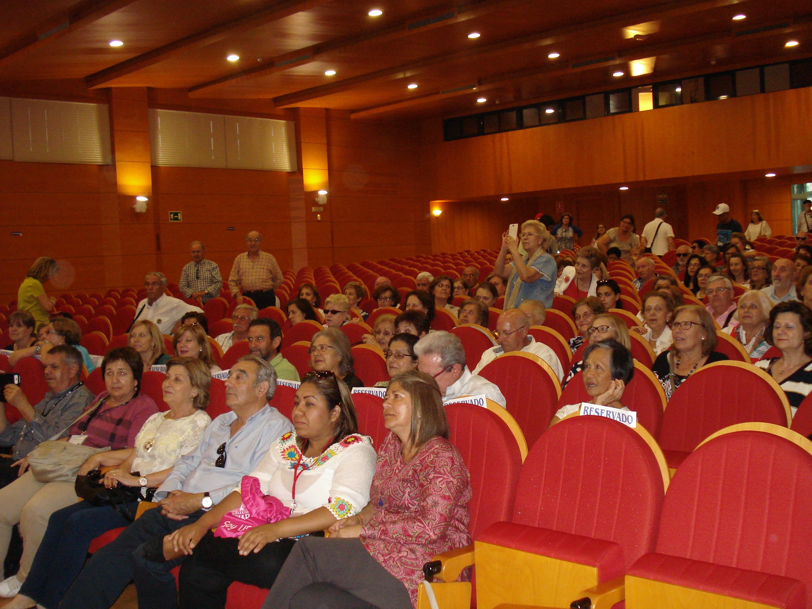 Acto en la Universidad de Mayores de Almendralejo