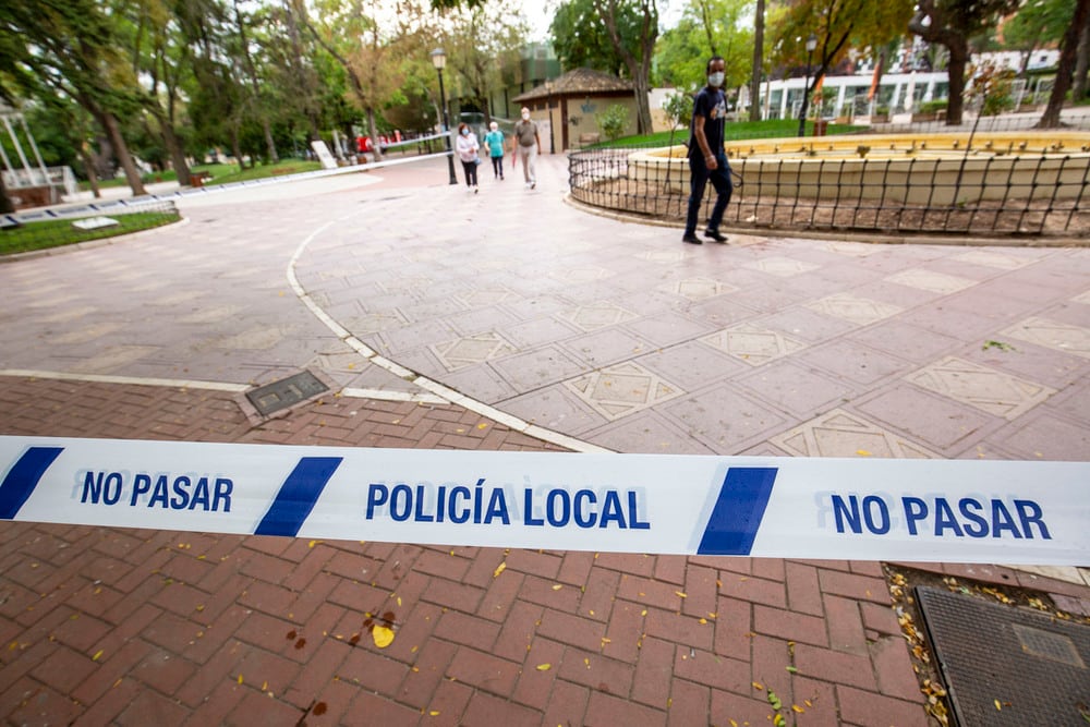 Cierre del parque de la concordia