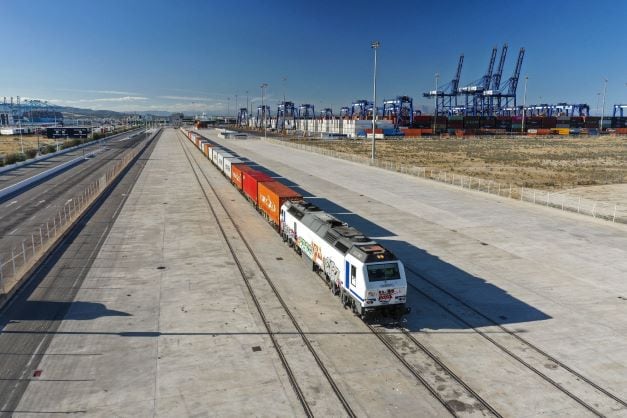 Ferrocarril en el Puerto de Algeciras