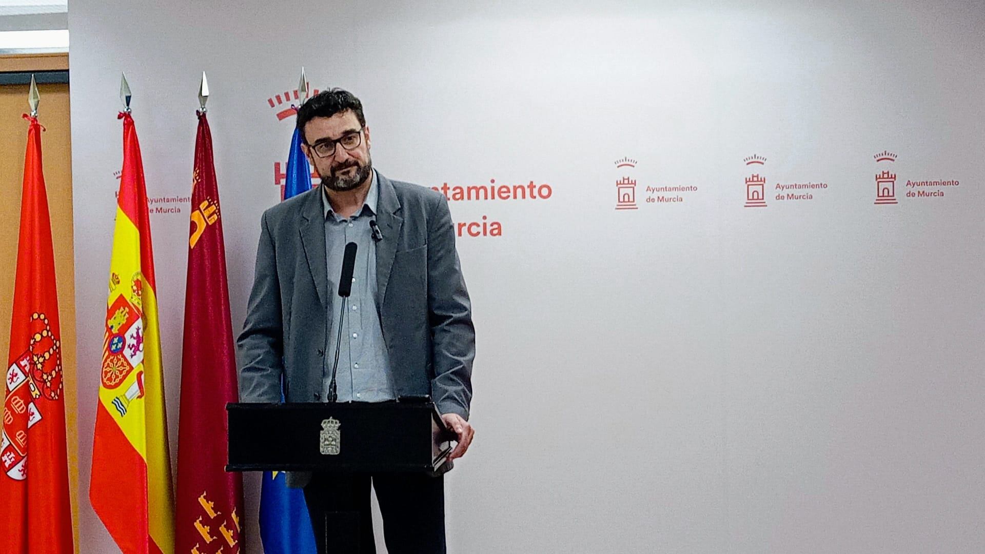 Ginés Ruiz, portavoz socialista en el Ayuntamiento de Murcia