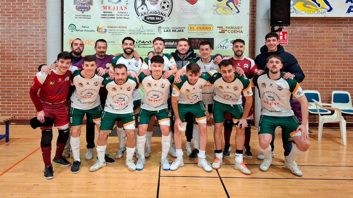 Novena victoria y quintos: el Archidona FS sigue de dulce en su debut en Tercera