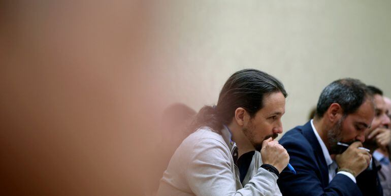 El líder de Podemos, Pablo Iglesias