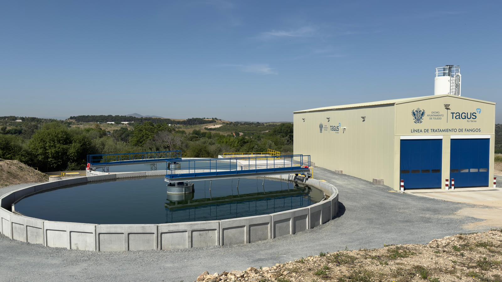 Nueva línea de fangos en la estación depuradora de Toledo