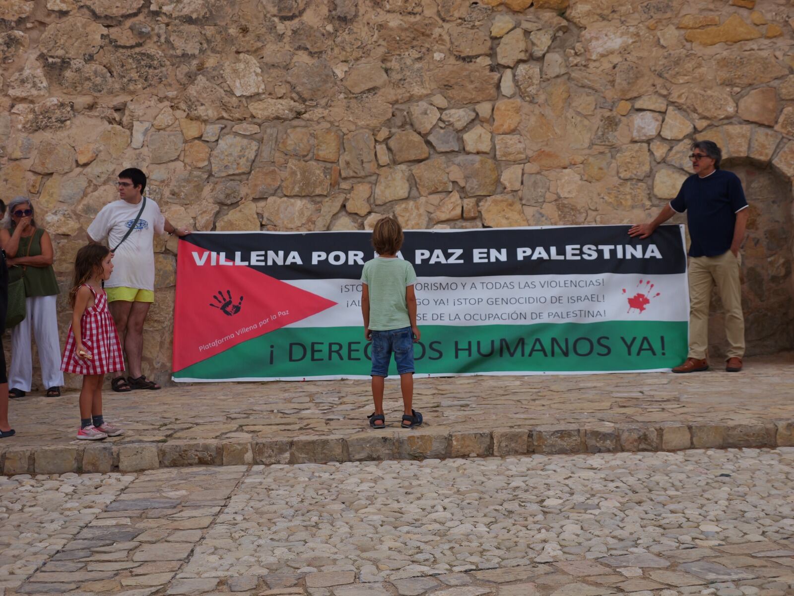 Ultima acción de la Plataforma en Villena