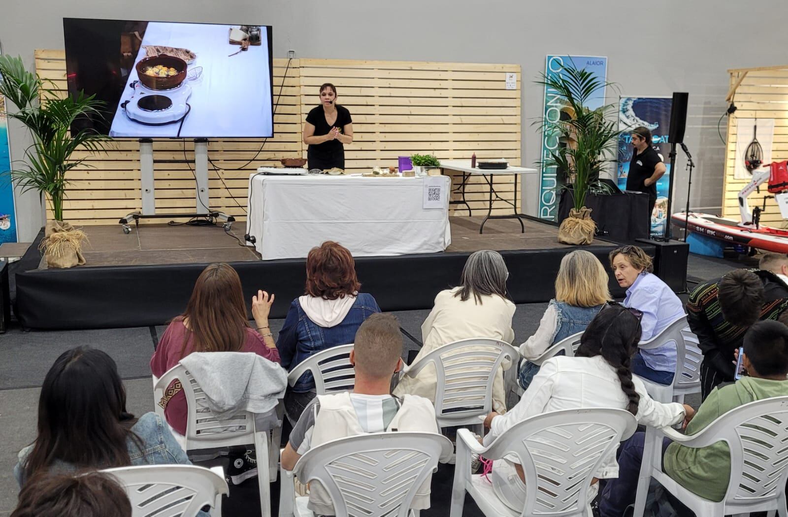 Showcooking a la fira de Turisme