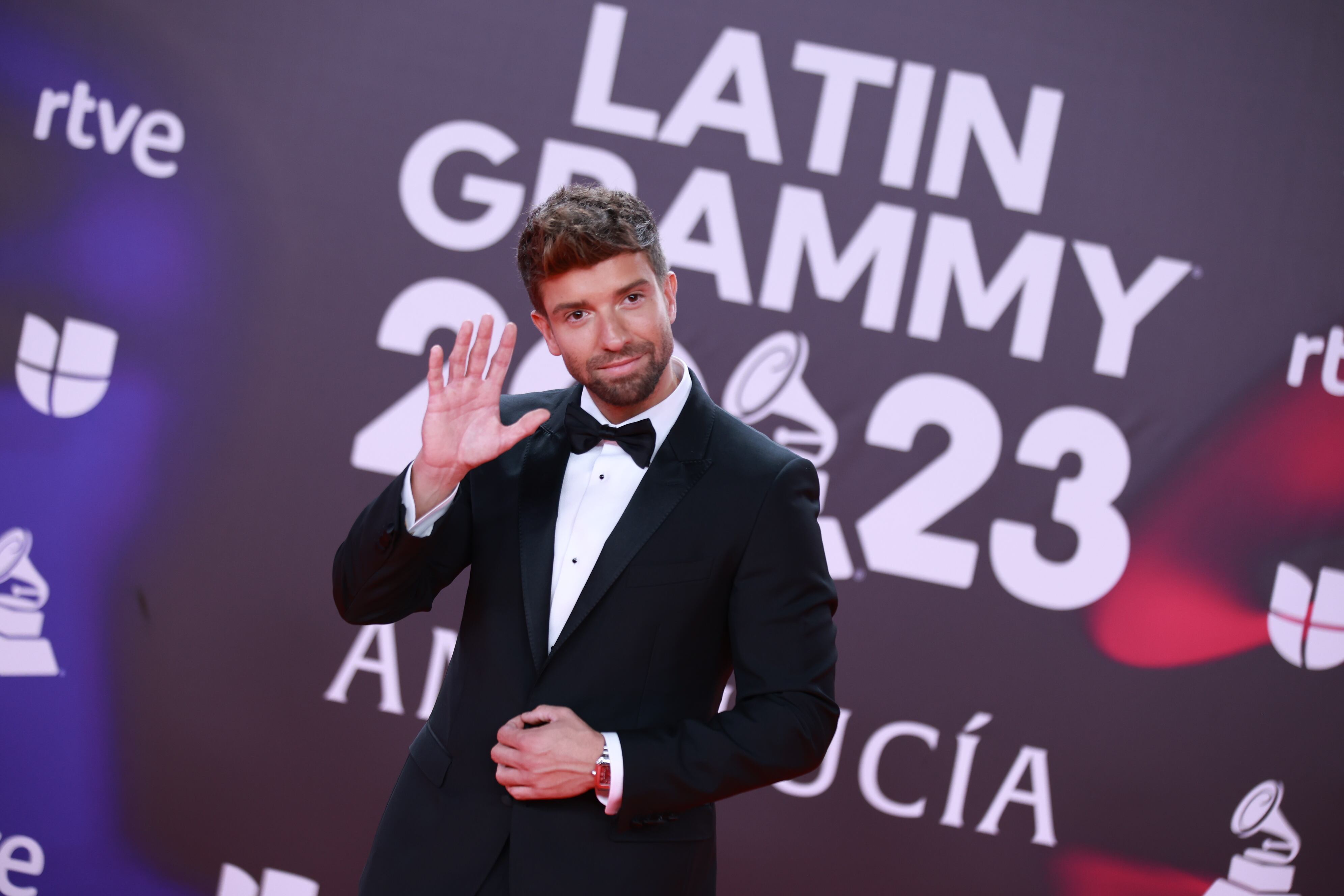 Pablo Alboran, en los Premios Grammy Latinos. (Photo by Patricia J. Garcinuno/WireImage)