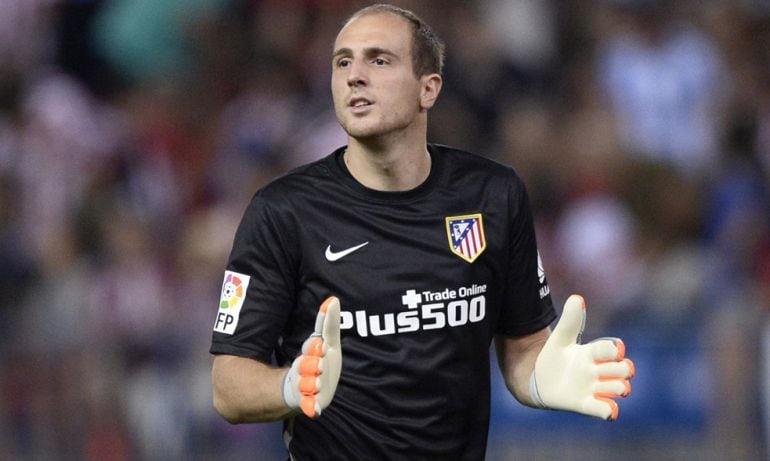 Oblak, durante un partido con el Atlético