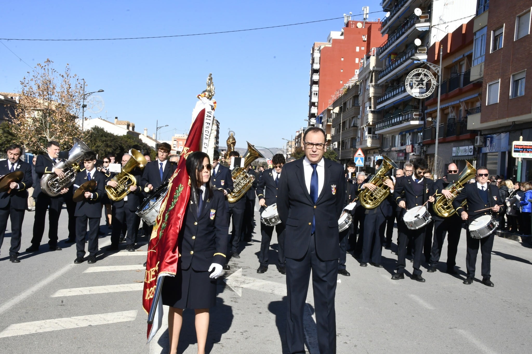 La Banda Municipal, en el acto