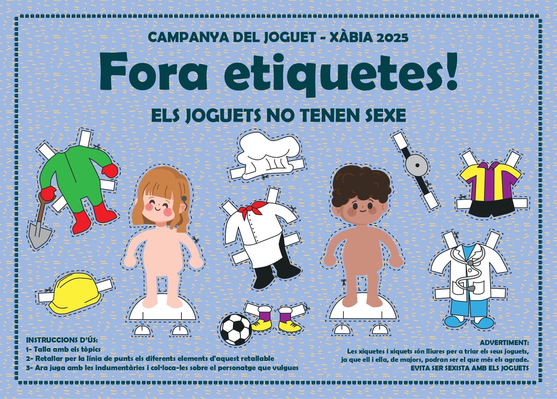 La campaña tiene como objetivo fomentar una educación libre de estereotipos de género