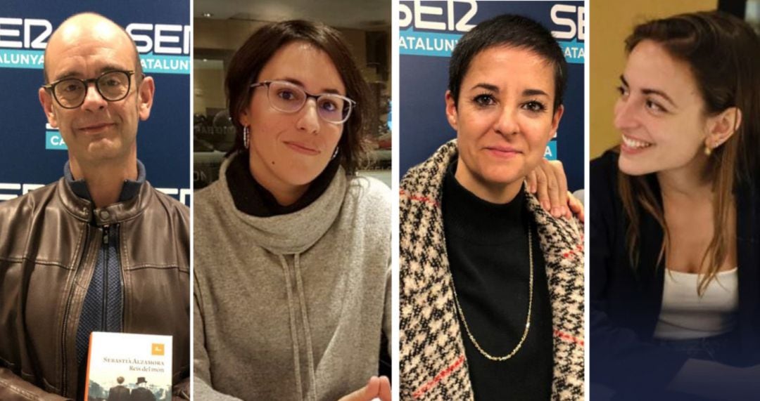 Sebastià Alzamora, Eva Baltasar, Gemma Ruiz i Irene Solà