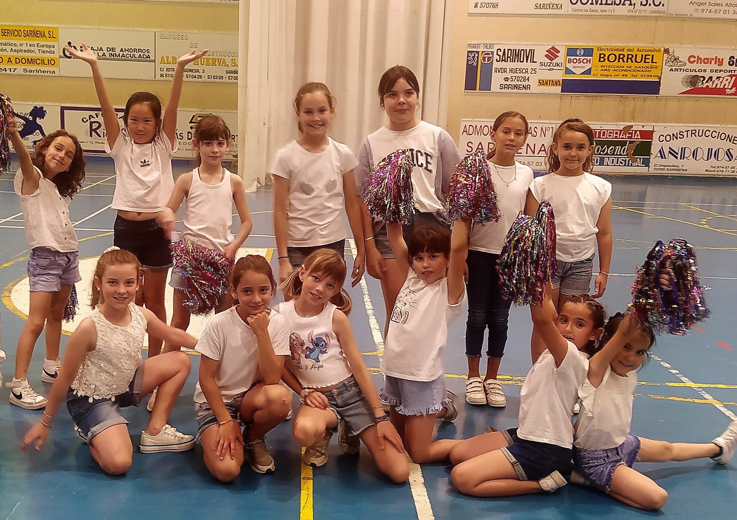 Jóvenes participantes en esta cita en Los Monegros