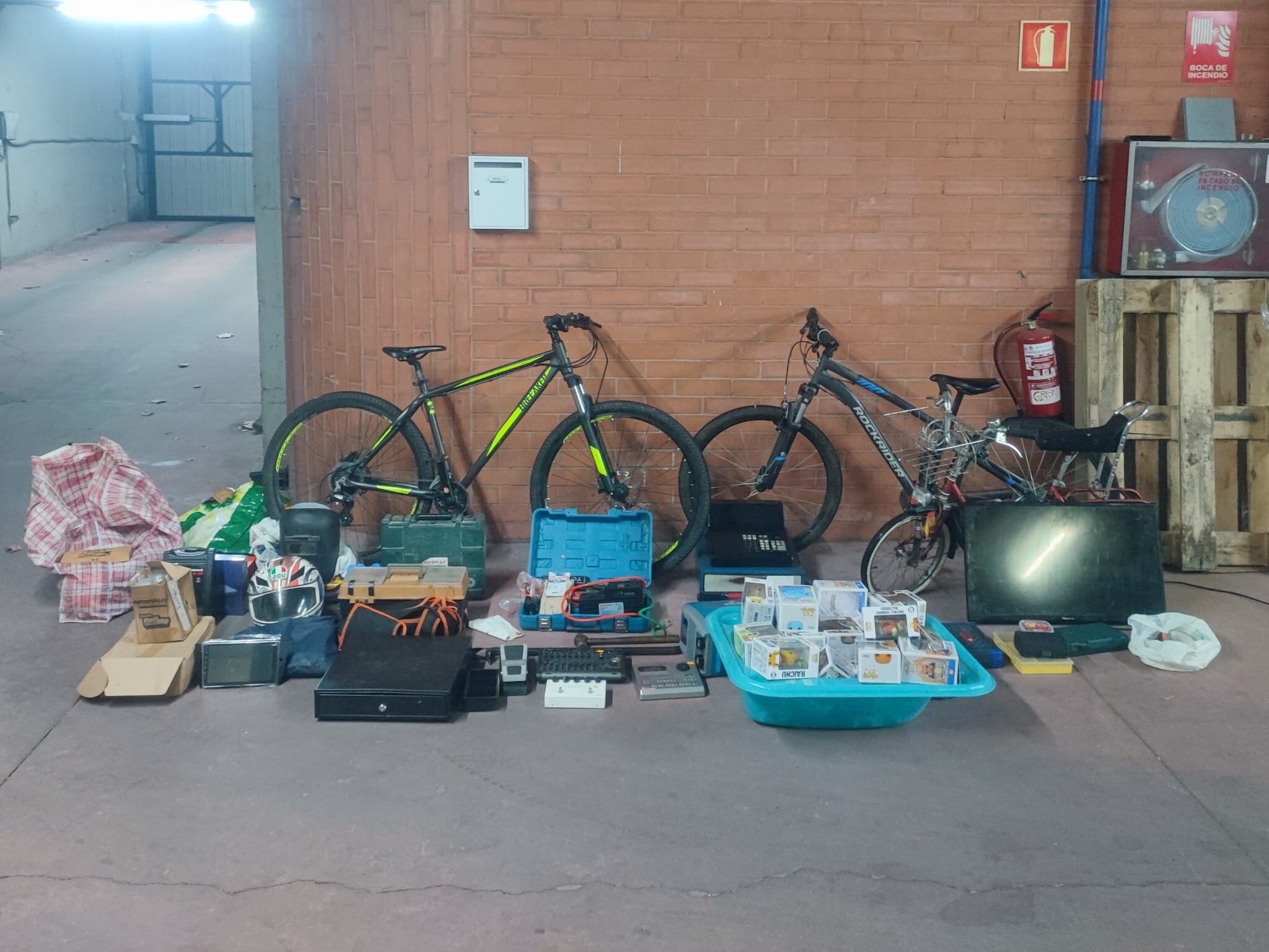 Objetos localizados por la Policía Municipal