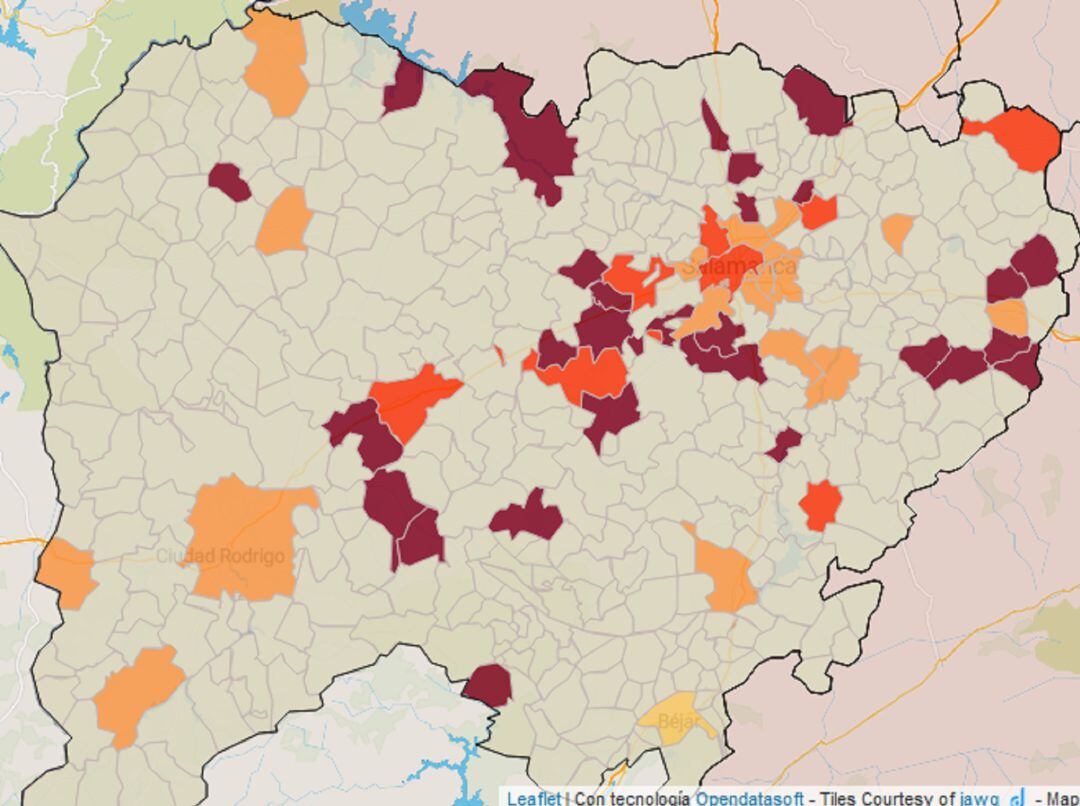 La incidencia acumulada en la provincia sigue creciendo