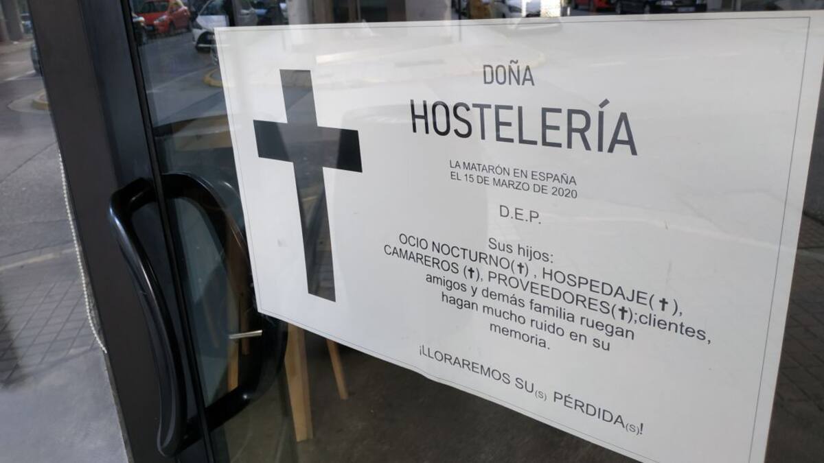 Convocada en Ponferrada una caravana fúnebre en protesta por el cierre de hostelería