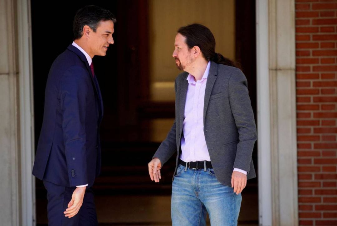 Pedro Sánchez y Pablo Iglesias, en una imagen de archivo. 