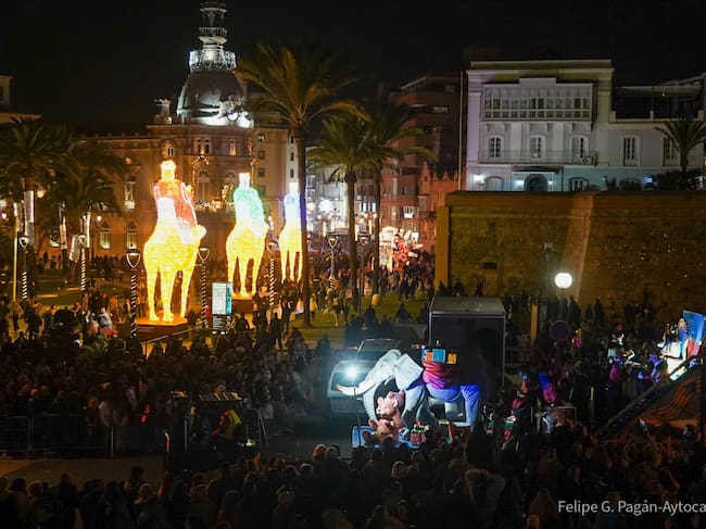 Cabalgata de los Reyes Magos en Cartagena