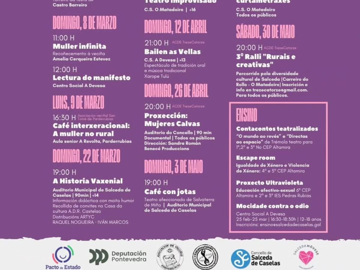 Tres meses para reivindicar la igualdad en Salceda