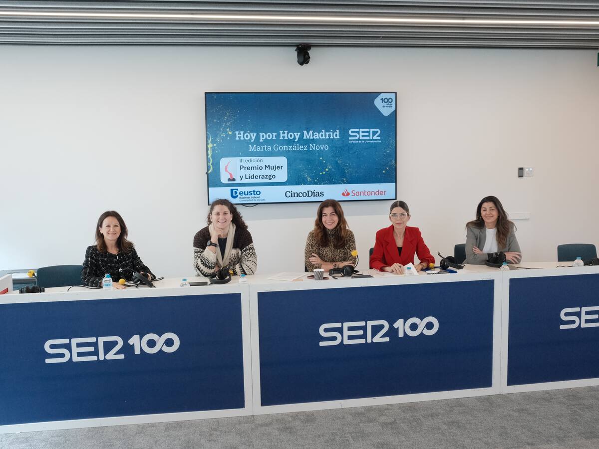 Hoy por Hoy Madrid, en la entrega de galardones de la tercera edición de los Premios Mujer y Liderazgo