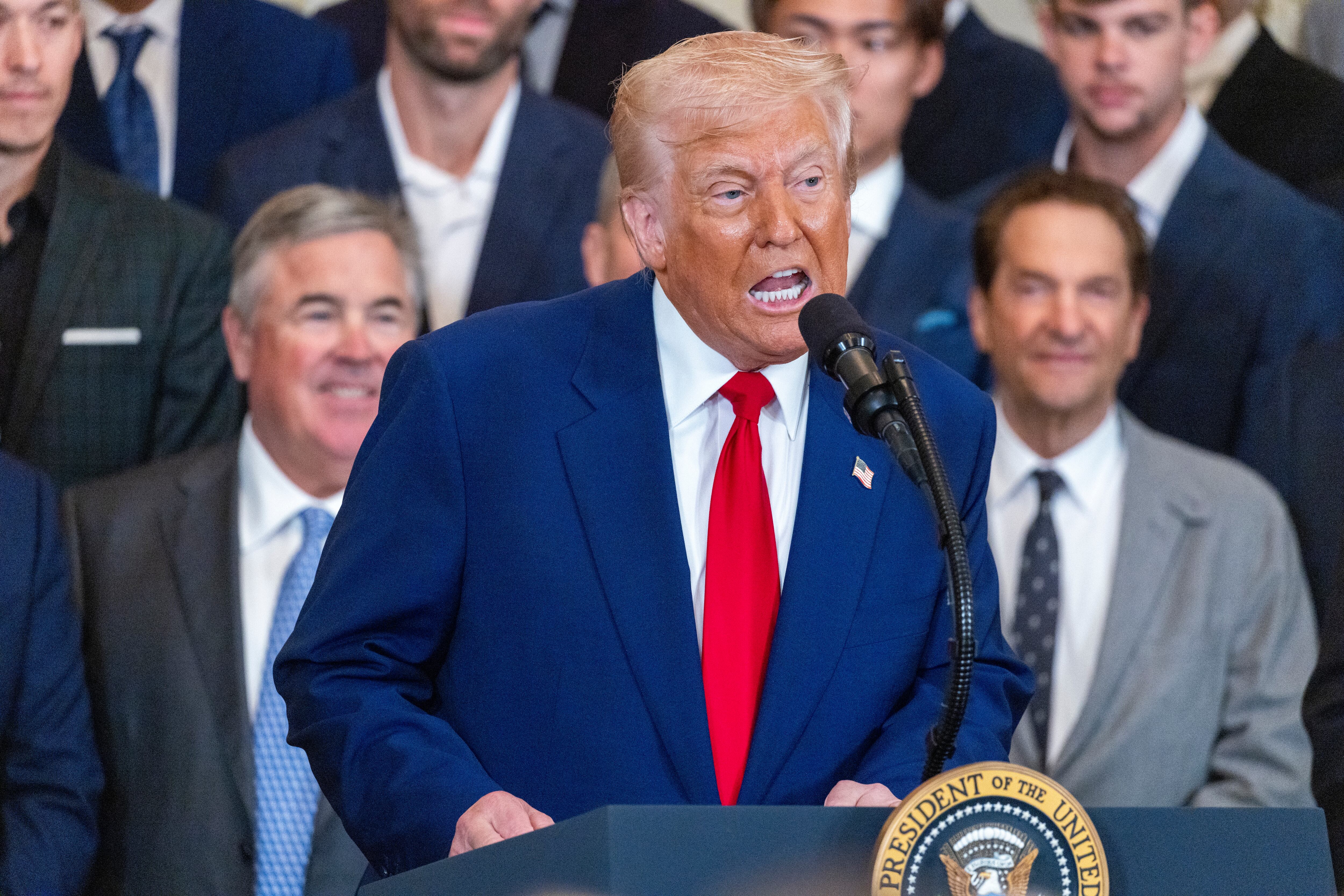 El presidente de los Estados Unidos, Donald Trump