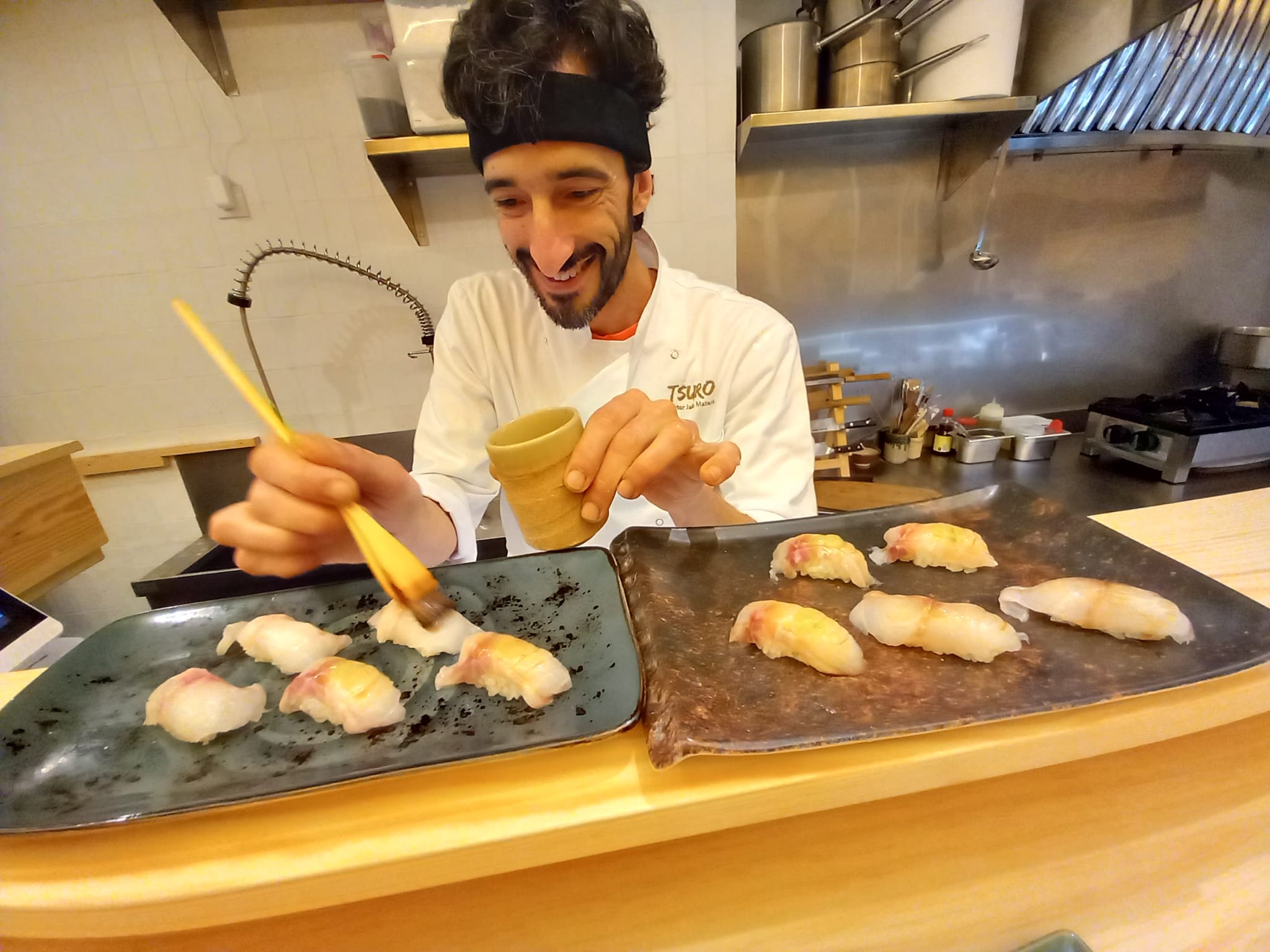 Víctor Jaén, en plena faena