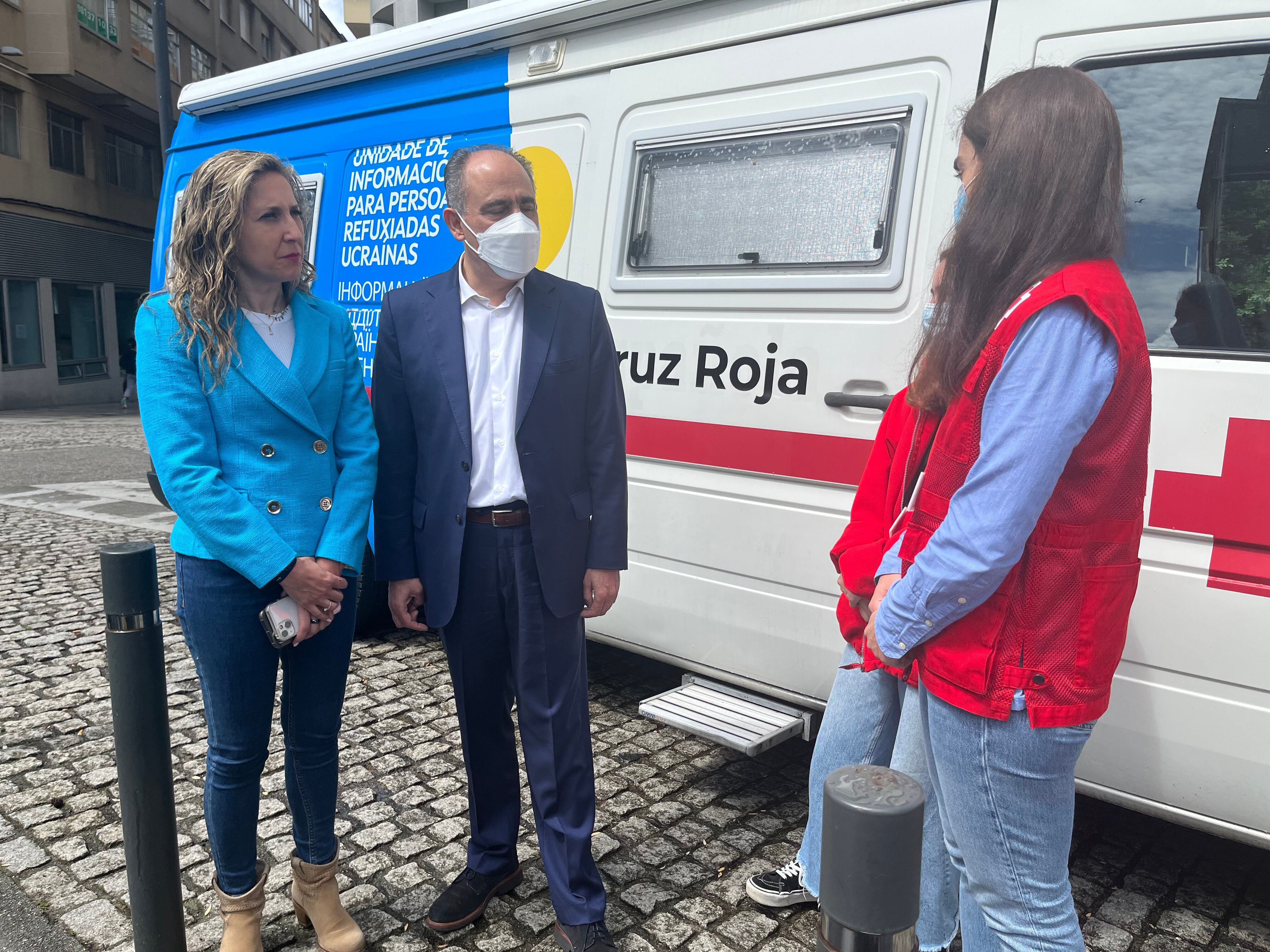 Martina Aneiros visitó la unidad móvil