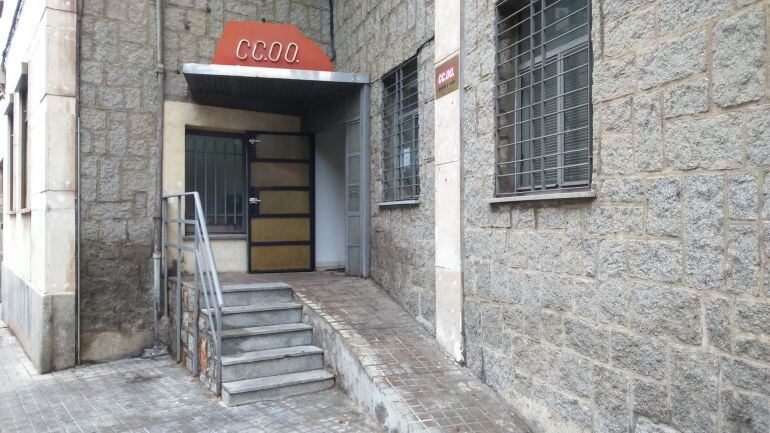 Sede de CC OO en Ávila