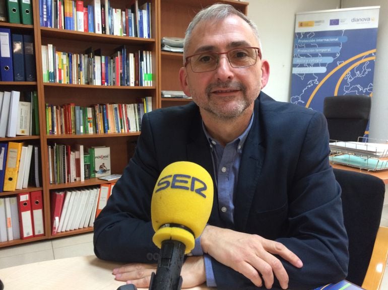 Santos Cavero, gerente de Dianova España durante la entrevista concedida a la Cadena SER