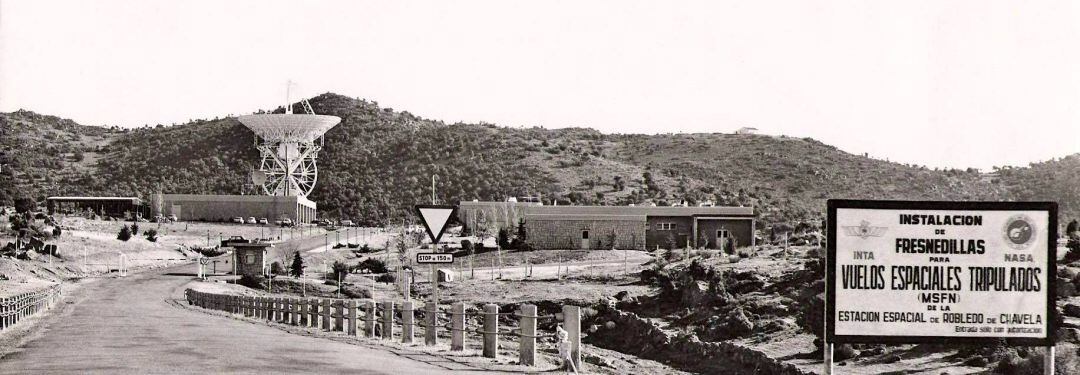 Estación espacial de Robledo de Chavela al final de los años 60