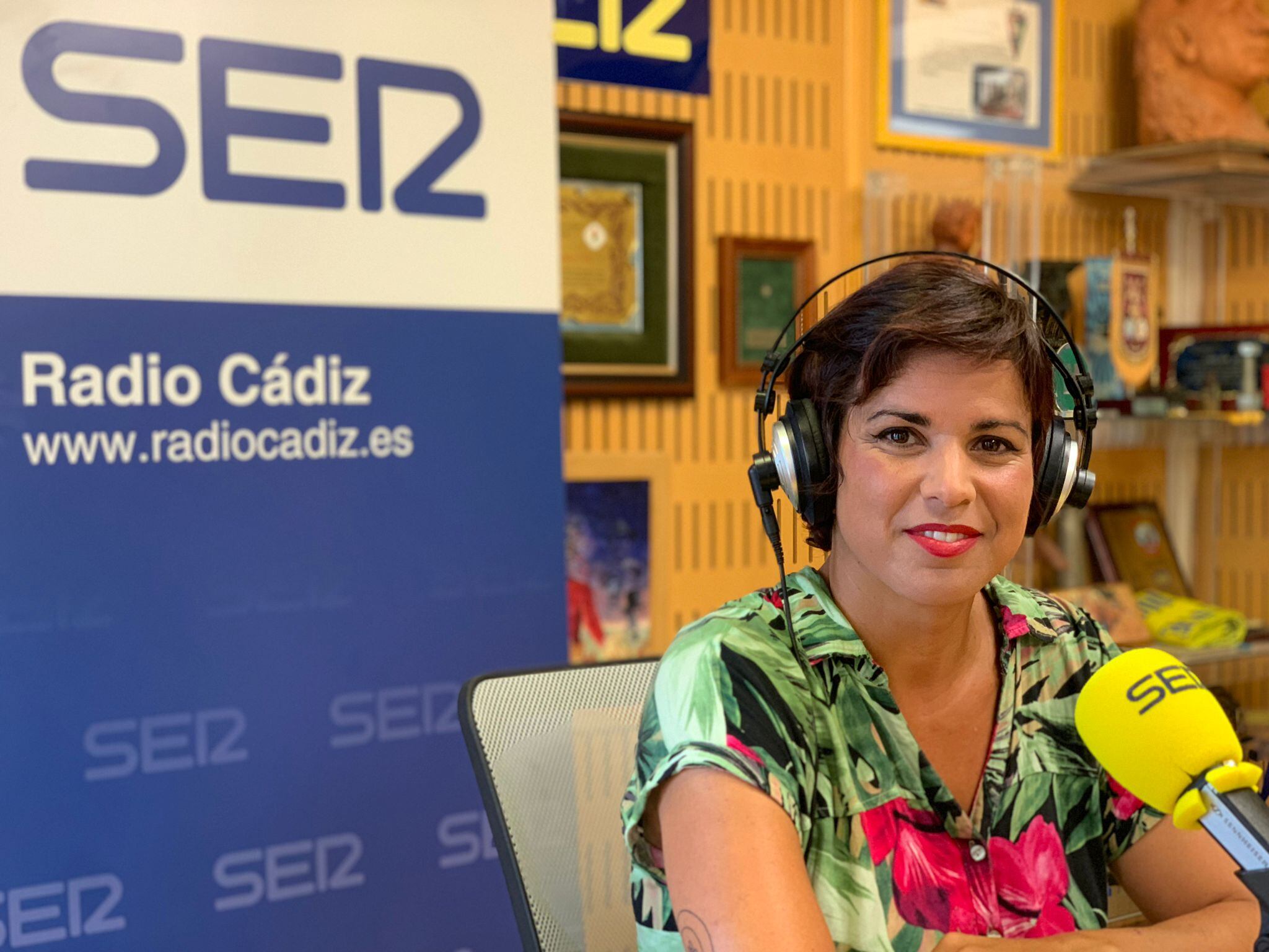 Teresa Rodríguez, candidata de Adelante Andalucía, en Radio Cádiz