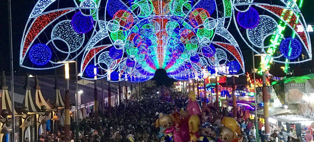 Recinto Ferial durante una anterior edición de la Feria de San Lucas.