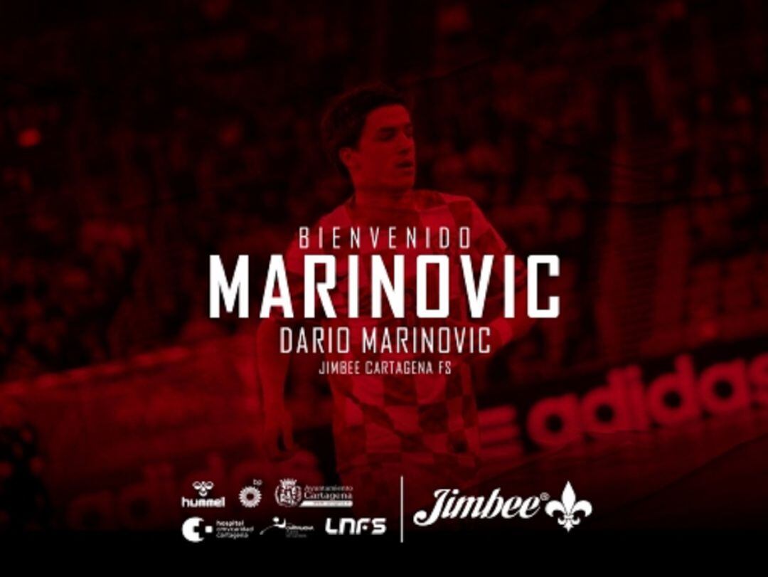 Cartel de presentación de Marinovic