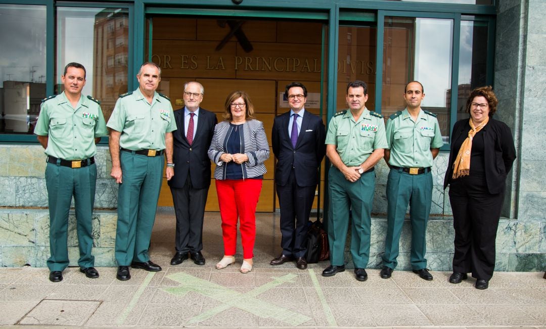 Visita de la Directora General de Migracionede la UE a la Comandancia de la Guardia Civil de Algeciras