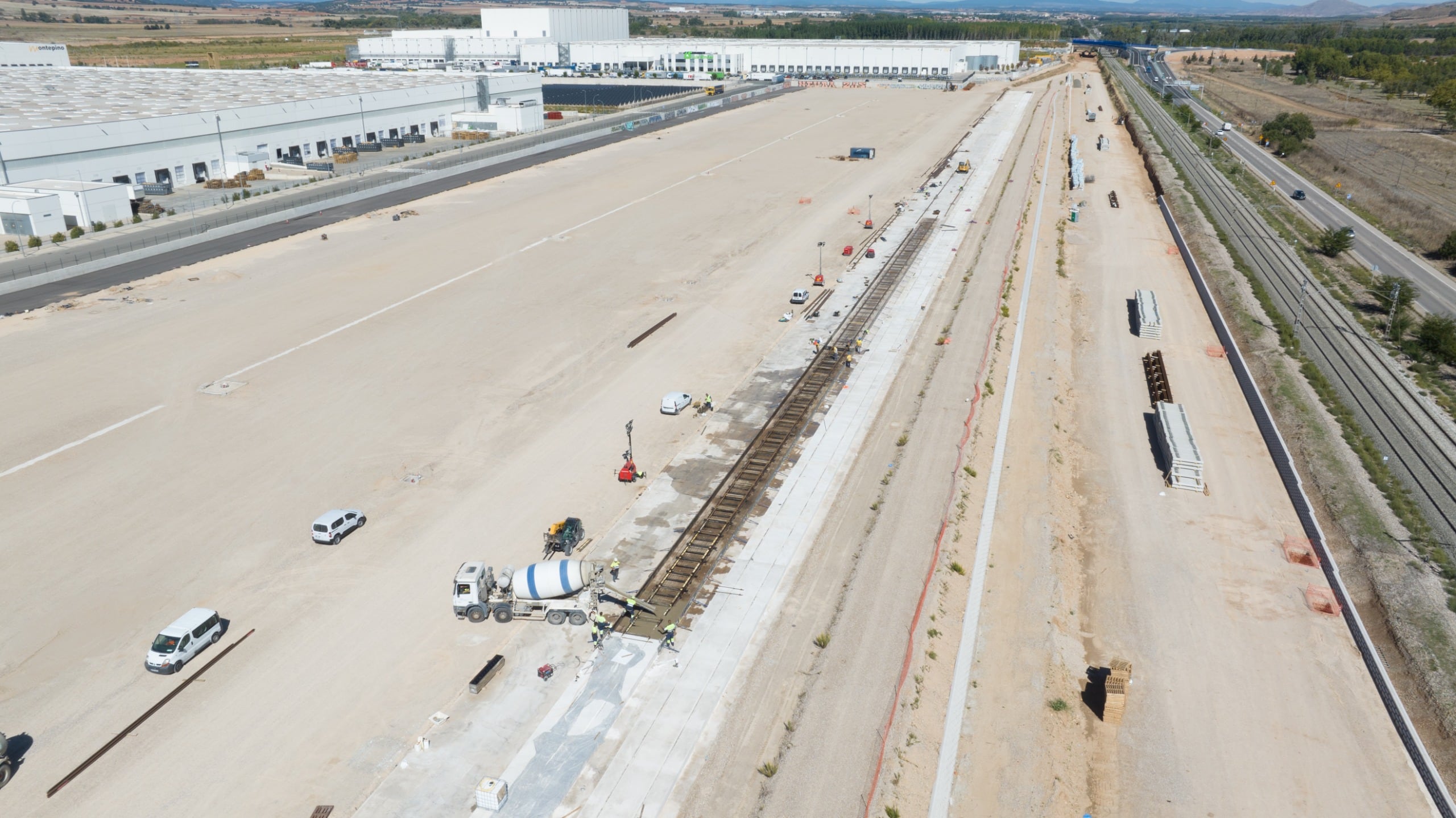 Obras Estación Intermodal Ciudad del Transporte