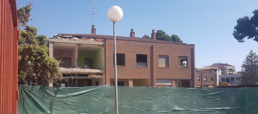 Imagen de los primeros trabajos en el CAS