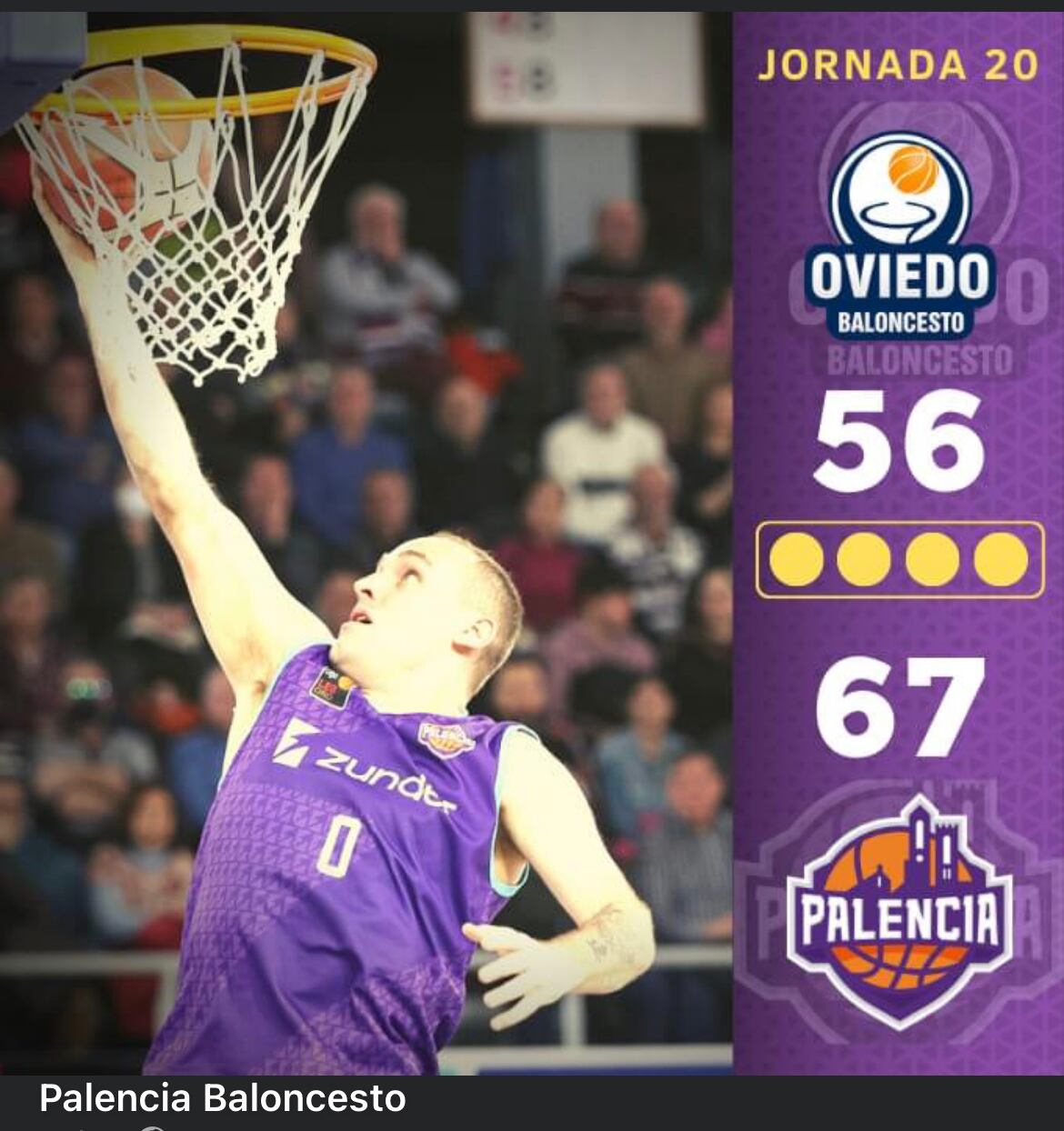 Nueva victoria del Zunder Palencia