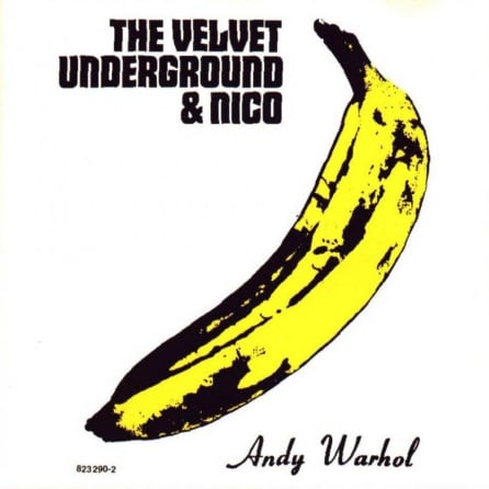 Portada del disco de debut de la Velvet dibujado por Warhol