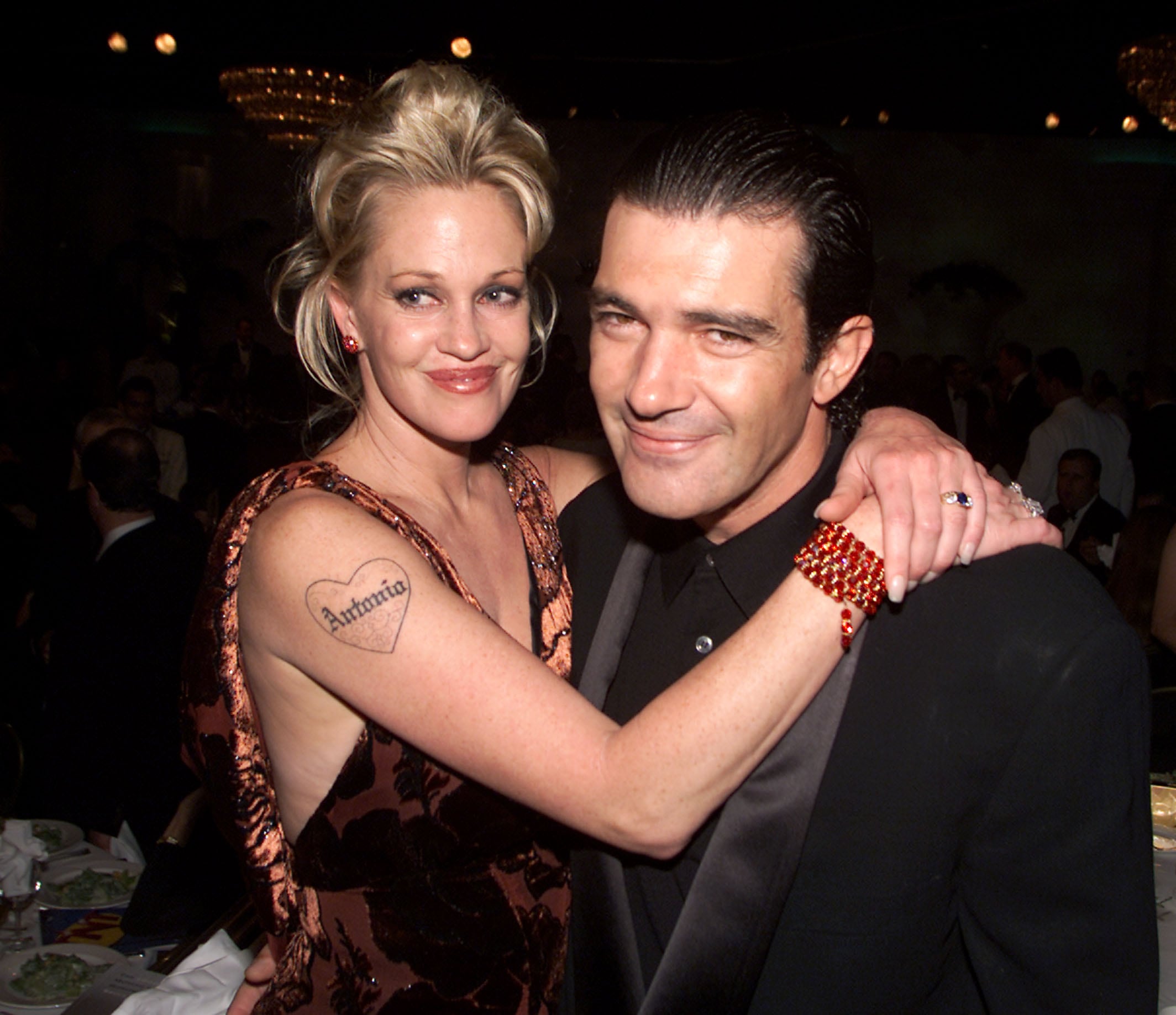 Melanie Griffith y Antonio Banderas en una imagen de archivo del año 2000