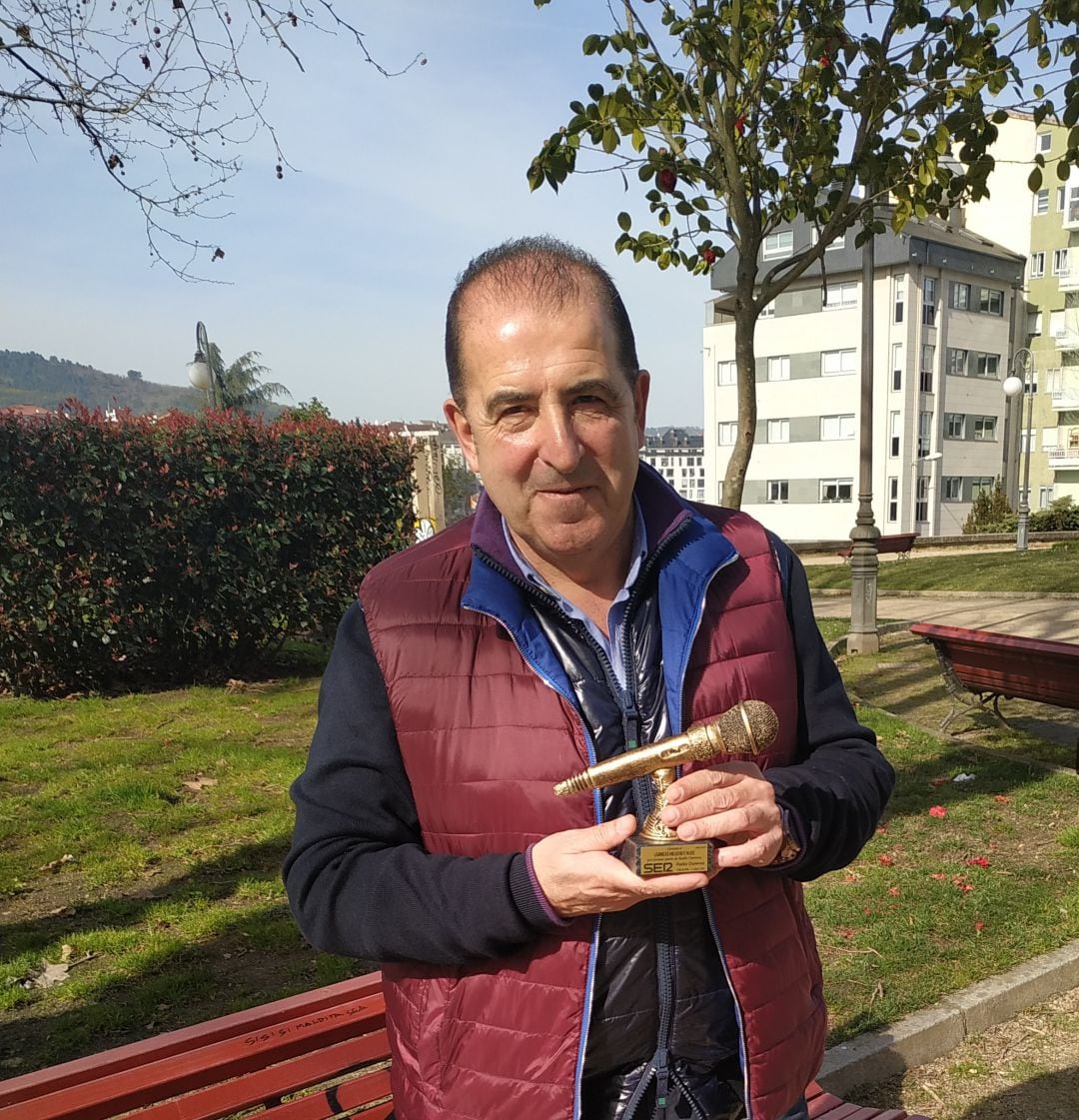 Emilio González, Milucho, portavoz de los placeros de Ourense