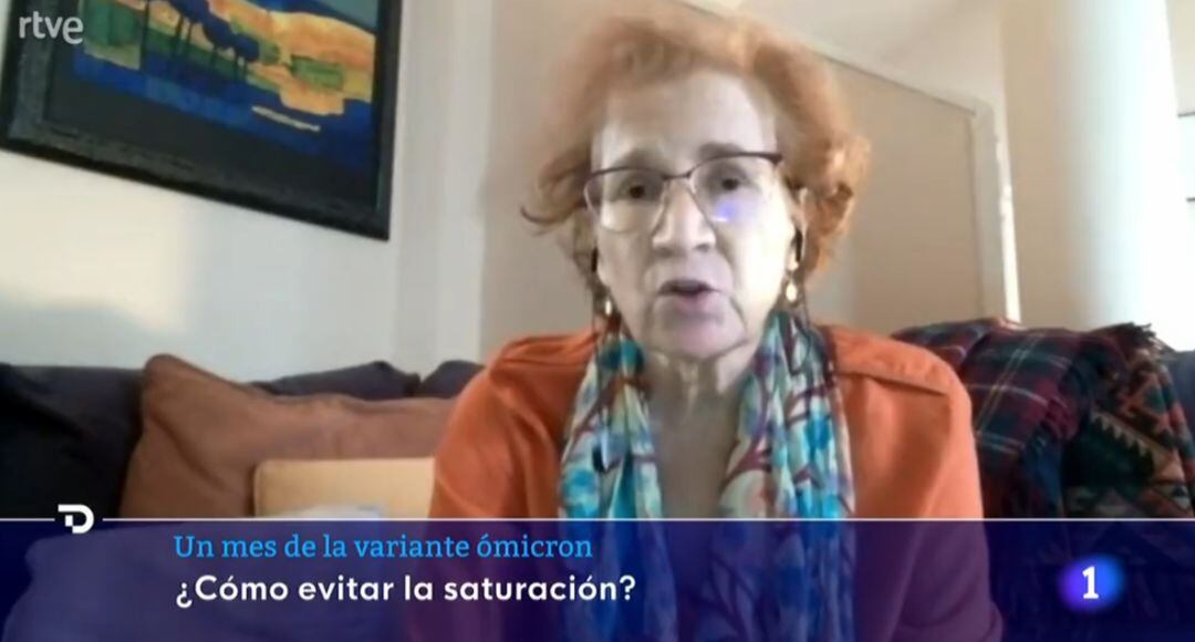 Margarita del Val en el &#039;Telediario&#039;