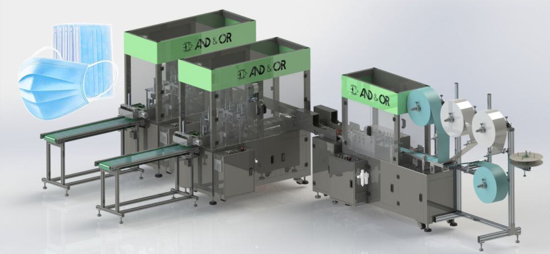 Diseño de maquinaria para elaborar mascarillas quirúrgicas