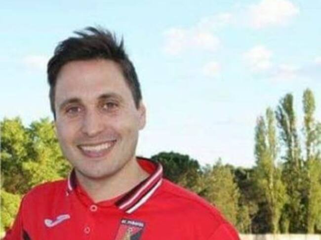 El entrenador del Atlético Peñafiel, Javier Rodríguez.