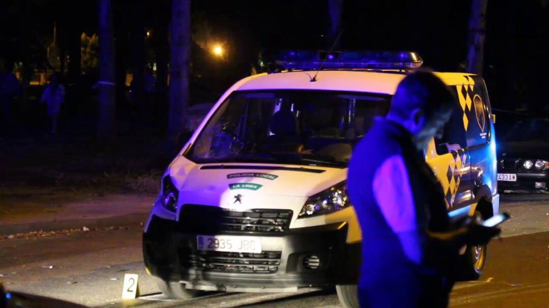 Una actuación de la Policía Local de La Línea.