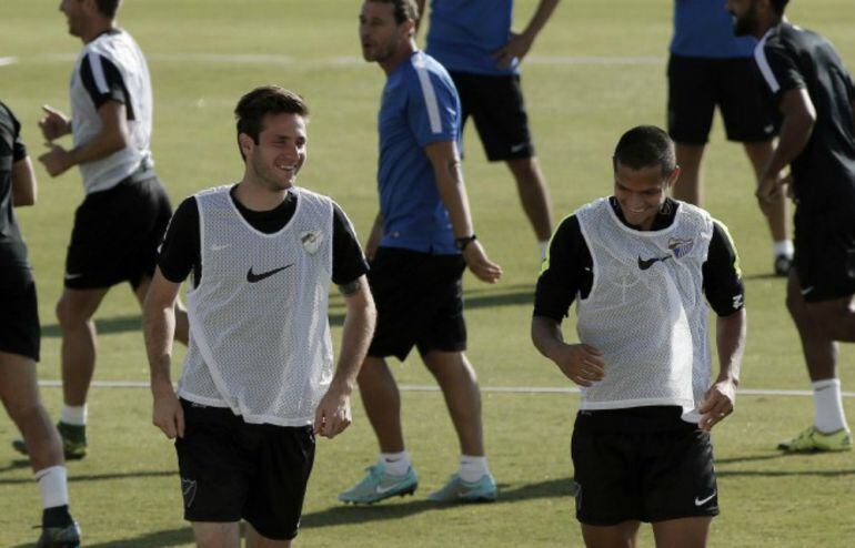 Entrenamiento del Málaga 