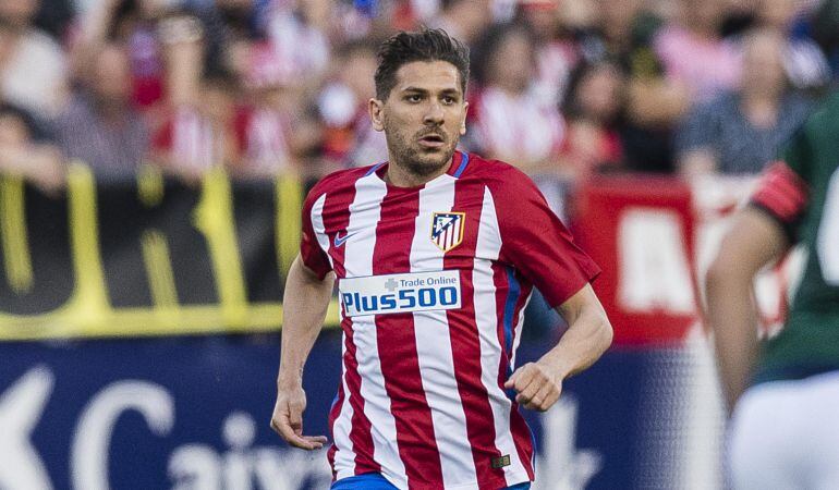 Cerci durante uno de sus 11 partidos con la elástica colchonera